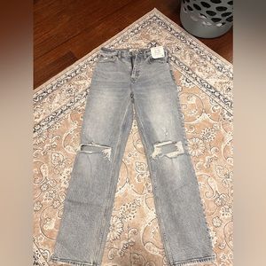 Abercrombie 90’s Highrise Straight Leg Jeans